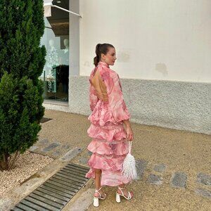 ELLIATT Memories Dress in Purple Multi | *Worn Once* | Size: S